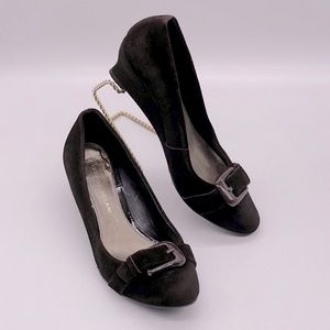 ANTONIO MELANI SUEDE WEDGE